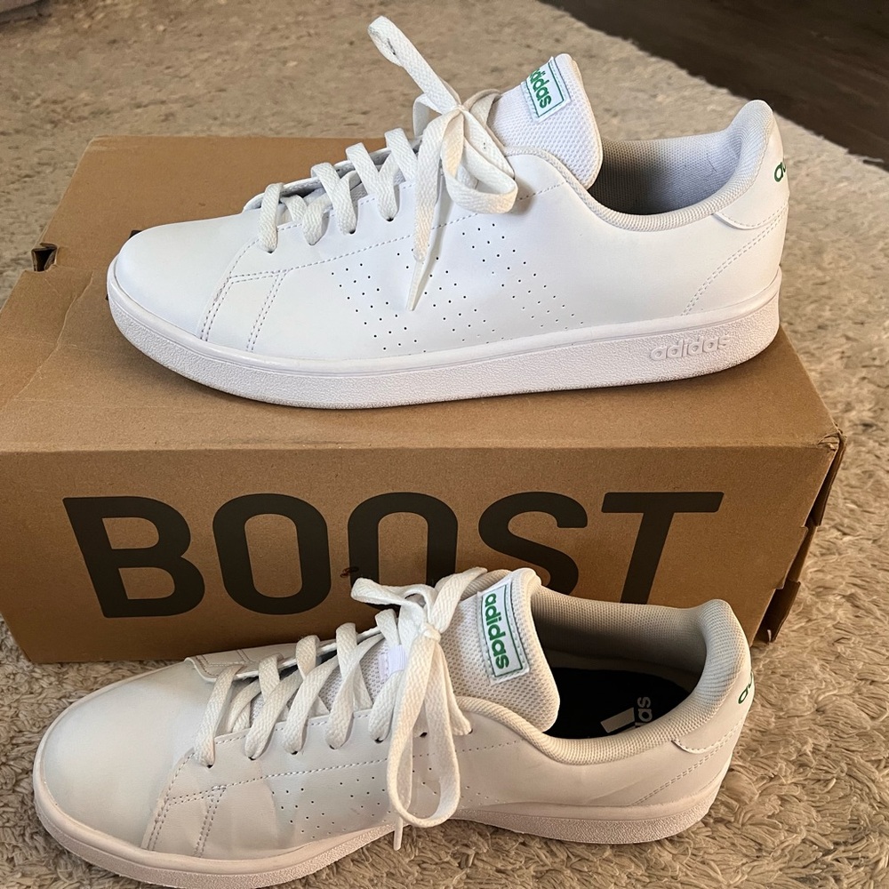 Adidas Classic White Leather Sneakers - Picture 3 of 7